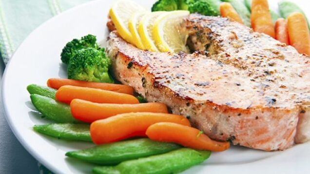 fish and vegetables for a ketogenic diet