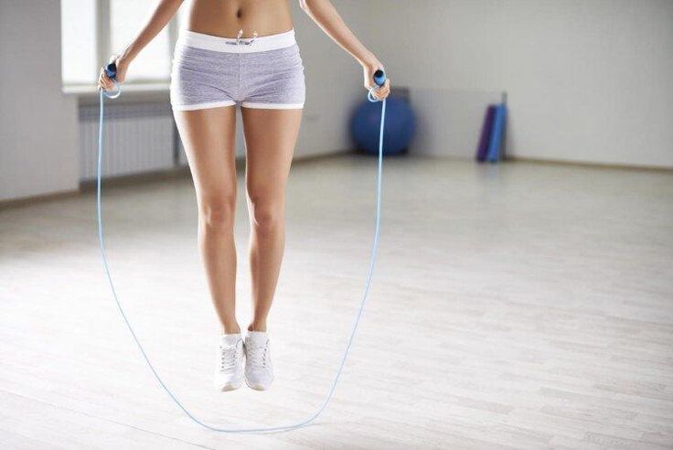 rope exercises for slimming sides and abdomen
