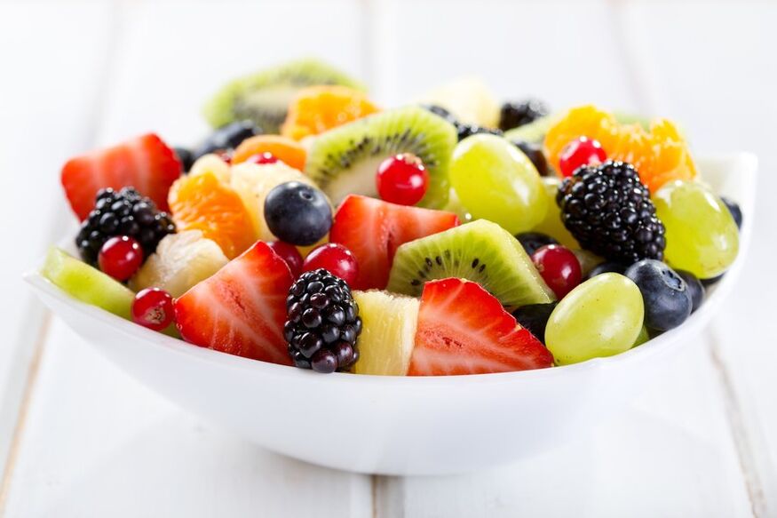 Fruit Salad on the Favorite Diet Menu